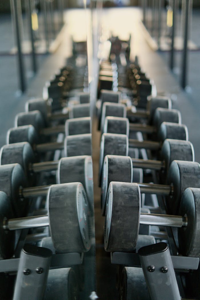 Reflection of Dumbbells on a Mirror